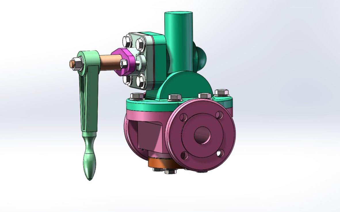 第四届成图大赛-快速阀(渣渣装配)