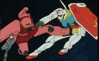 【高达/夏亚】要说夏亚最经典的战斗场面,还得是夏亚飞踢!