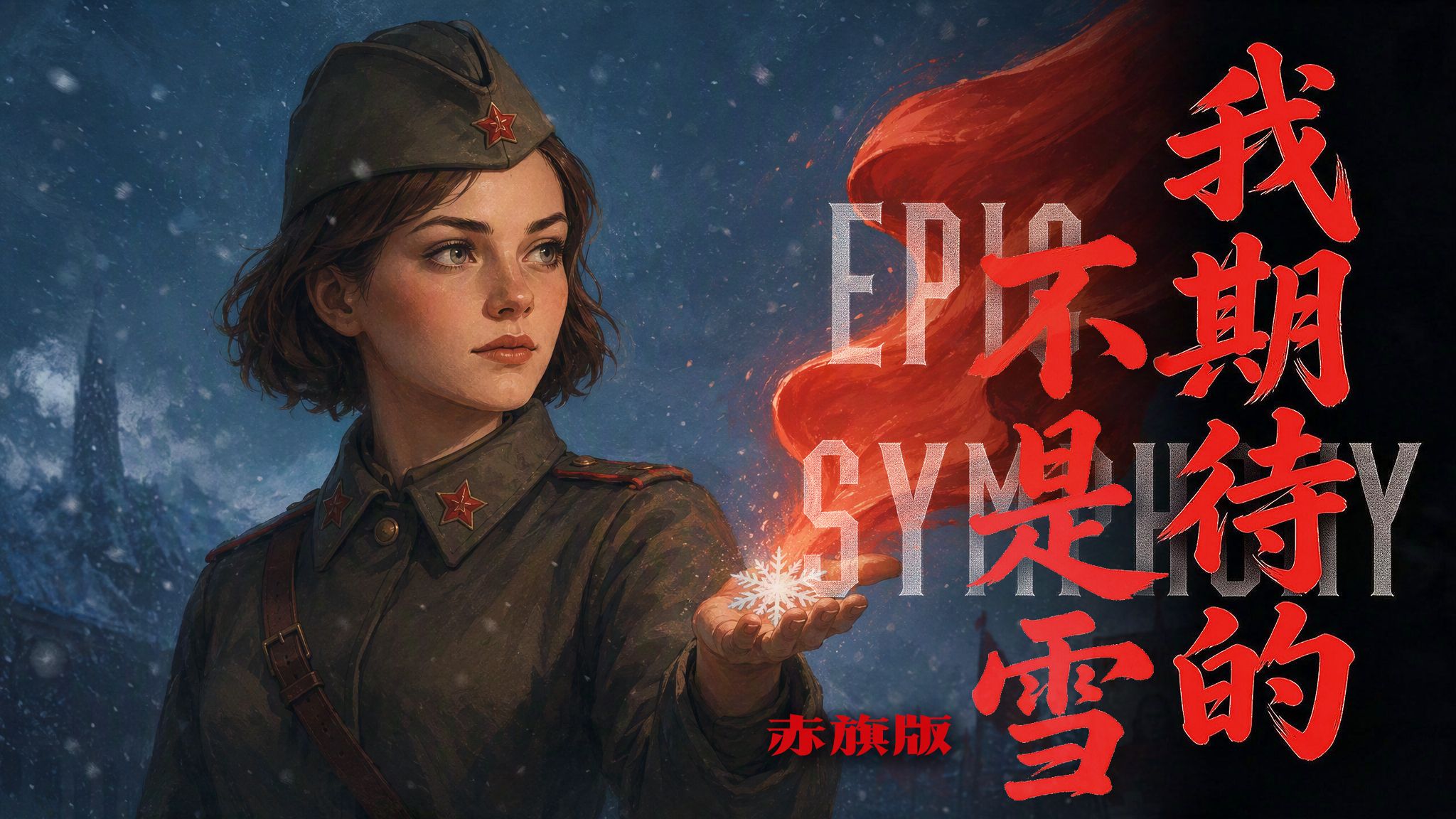 【赤旗版】《我期待的不是雪》——AI演唱版