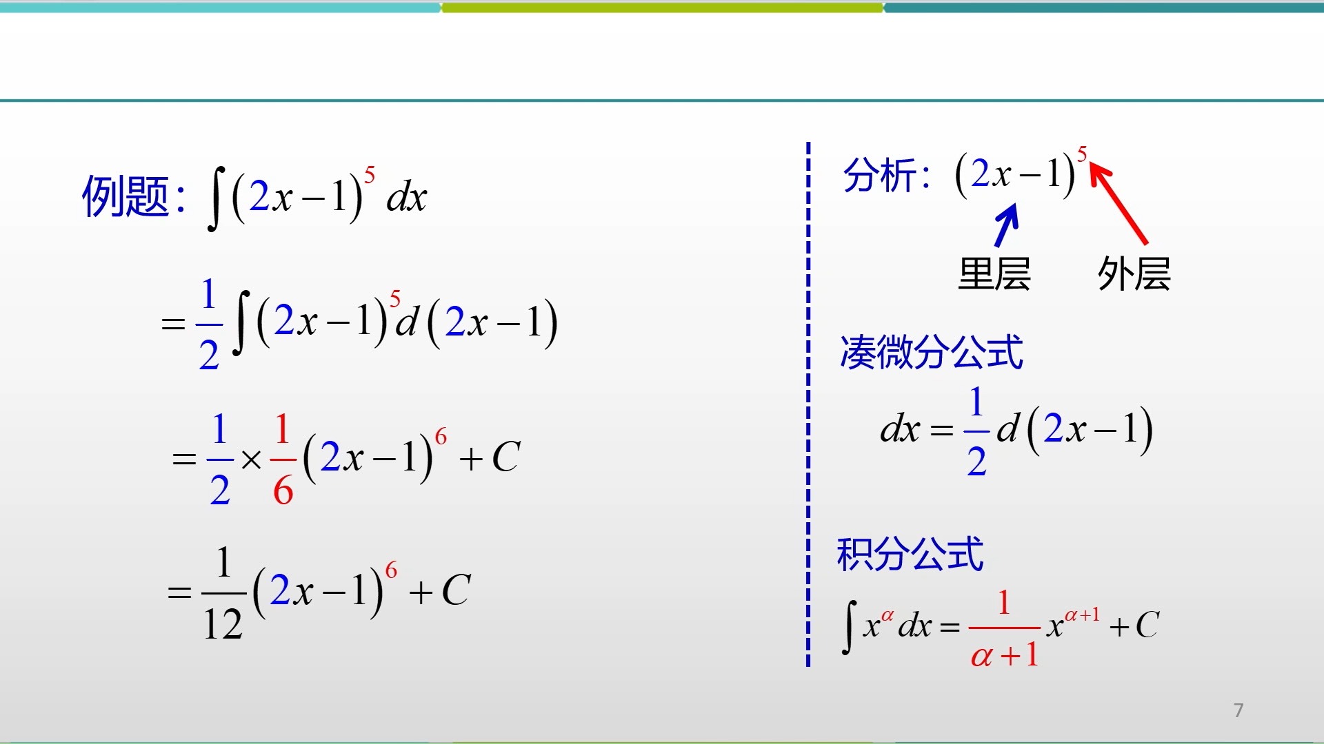 高等数学基础 | 不定积分的第一类换元法哔哩哔哩bilibili