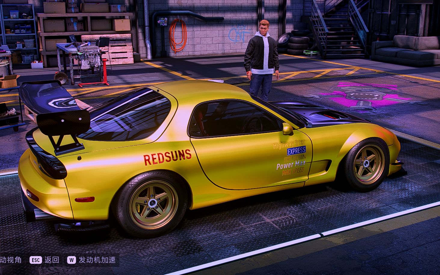 【极品飞车21】头文字d fd3s 高桥启介 萌新第一次跑下山赛_哔哩哔哩