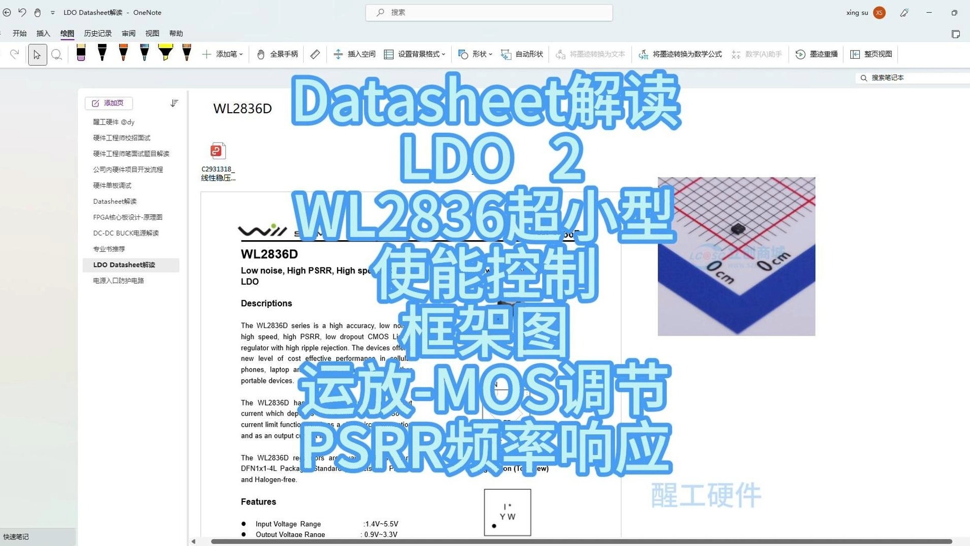 datasheet解读LDO线性稳压源WL2836超小型低压降(dropout)哔哩哔哩bilibili