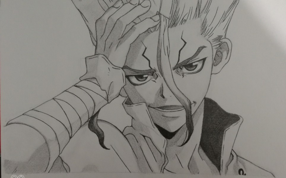 活动  【手绘】【石纪元】耗时3700年画出葱哥【火龙草手绘】