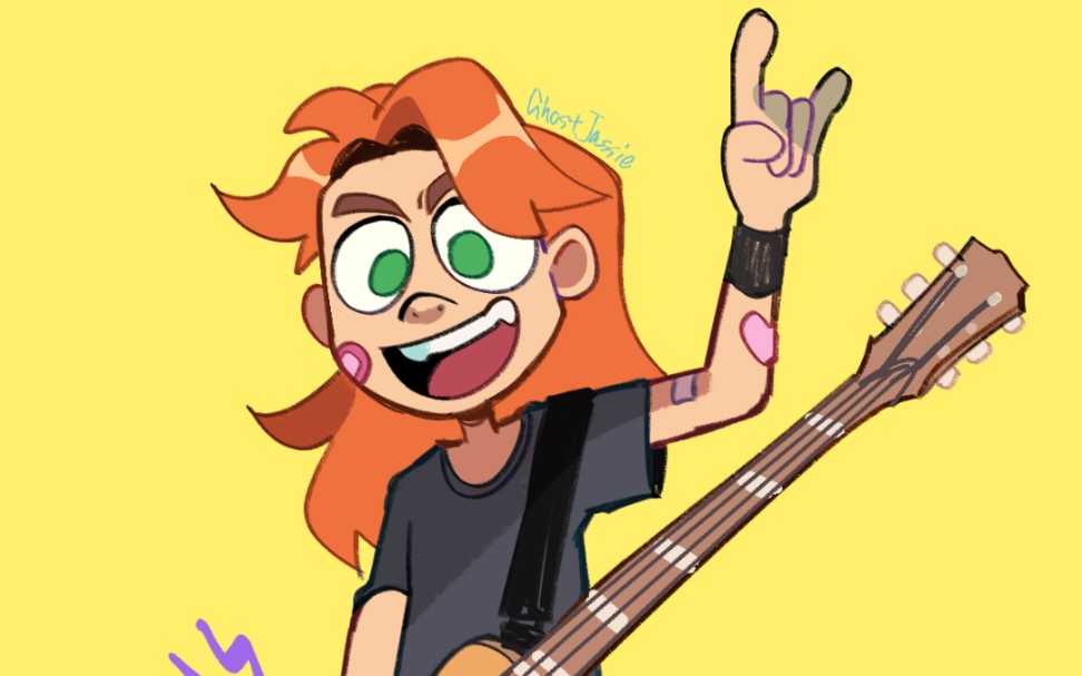 【metal family】heavy的绘画过程