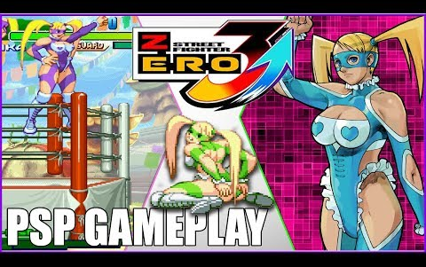 [图]Street Fighter Zero 3 Double Upper - PSP gameplay- R.Mika - Booty Edition