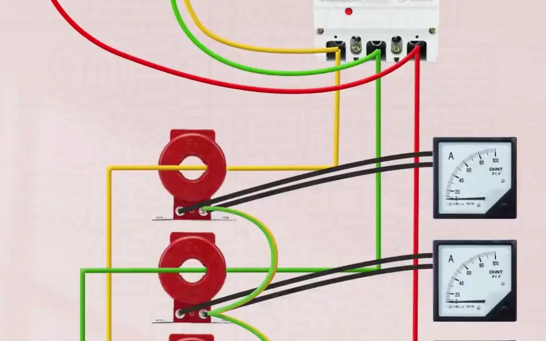 焊机电流表接线图图片