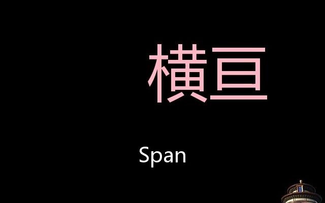 横亘 Chinese Pronunciation span哔哩哔哩bilibili