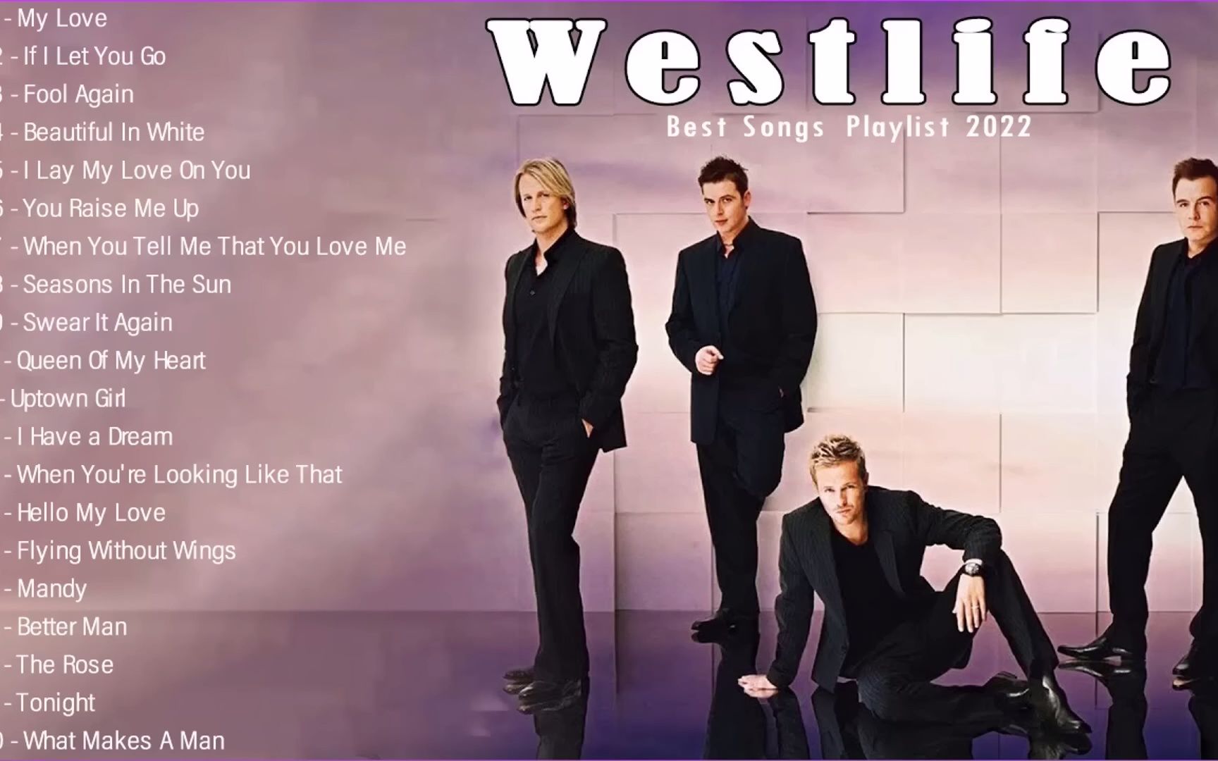 [图]西城男孩 经典金曲合集 Westlife Greatest Hits Full Album