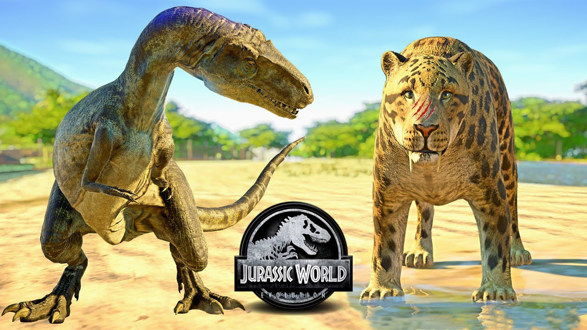 怪猎龙,刃齿虎,哥斯拉 ~ 侏罗纪世界进化