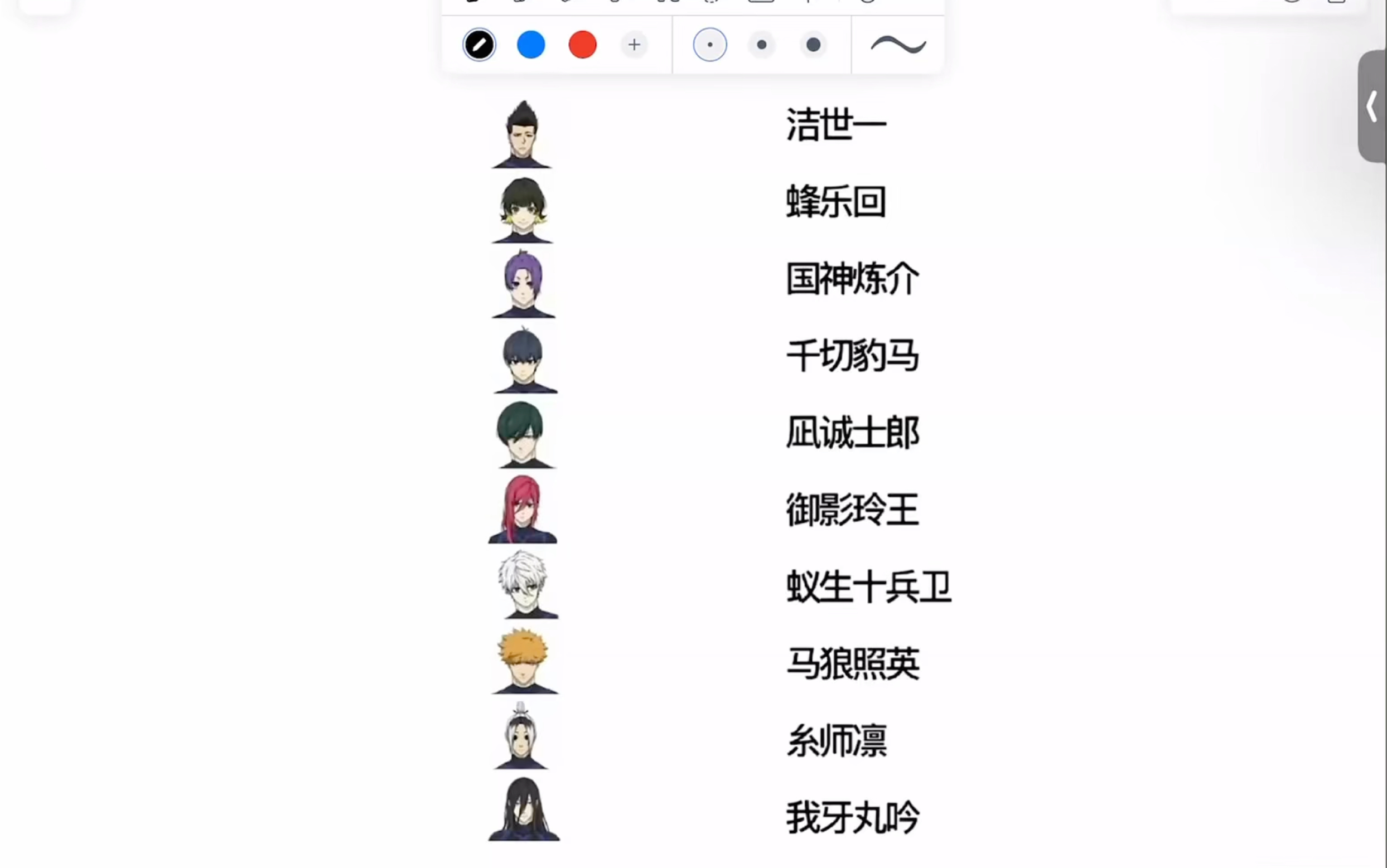 [图]【蓝色监狱】当我看蓝锁的亲友叫我认名字