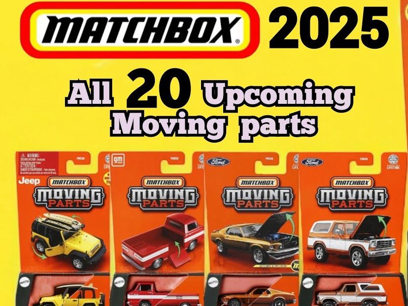 火柴盒 Matchbox 2025所有运动部件系列哔哩哔哩bilibili