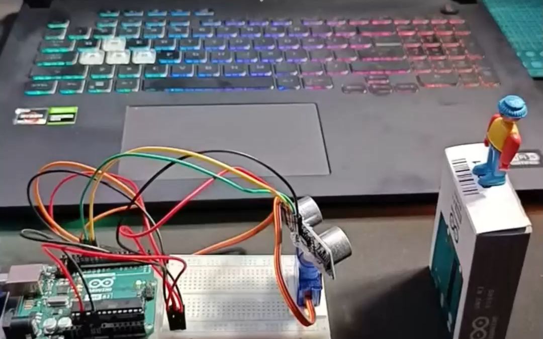 用Arduino和超声波制作雷达探测器哔哩哔哩bilibili