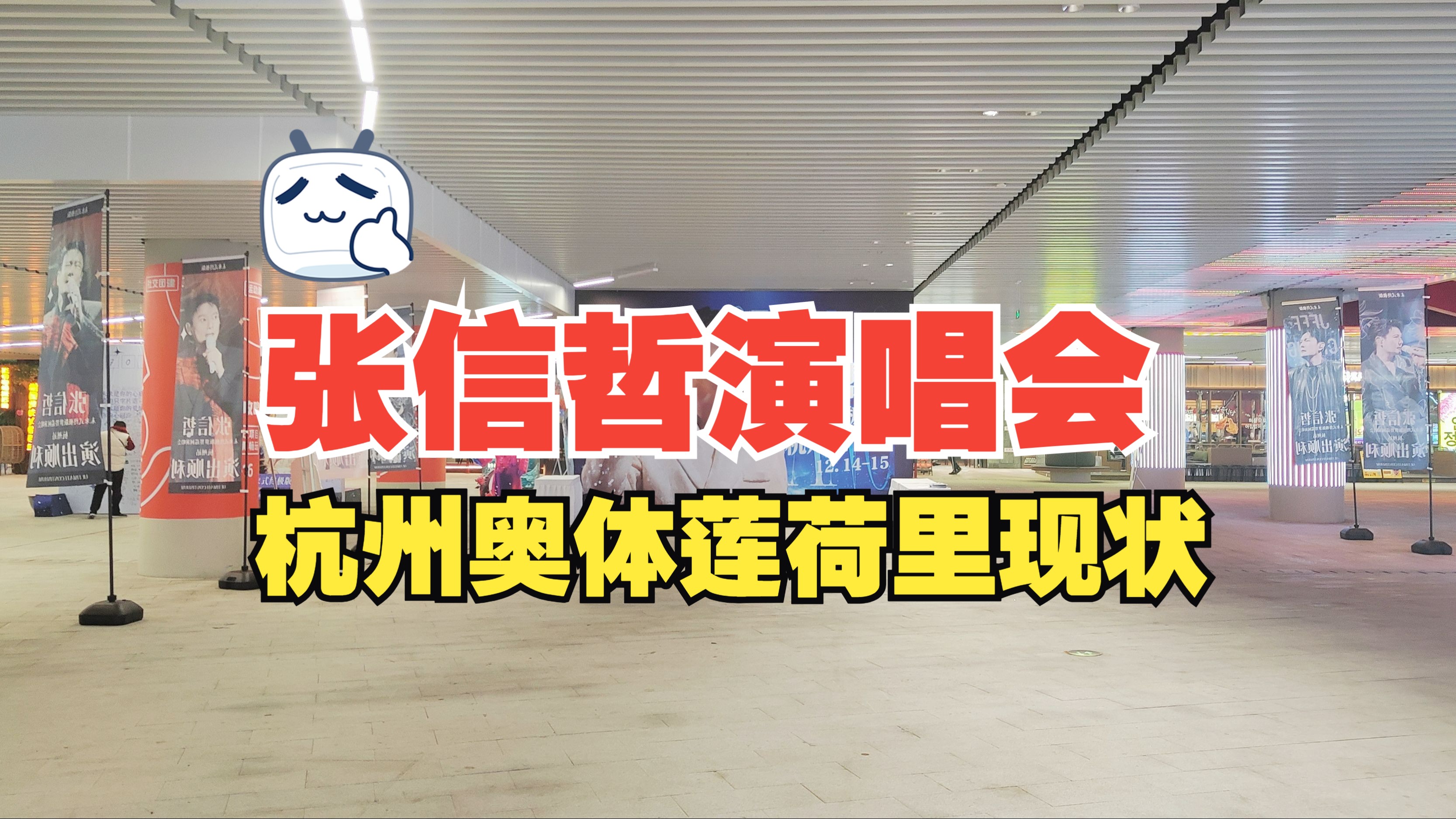 张信哲杭州演唱会期间,奥体中心底下的莲荷里商场现状如何哔哩哔哩bilibili