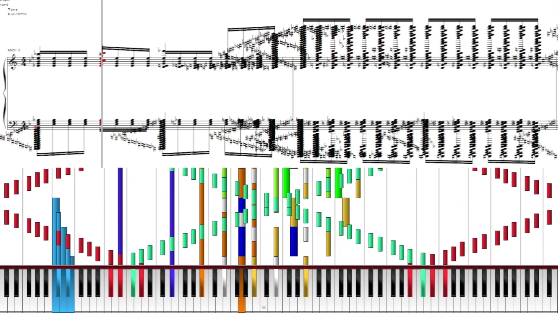 [图]Weavers - Feint - Impossible piano remix (307,000+ Notes)