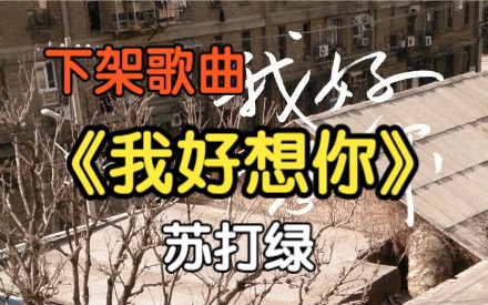 『下架歌曲』《我好想你》苏打绿(附下载链接)哔哩哔哩bilibili