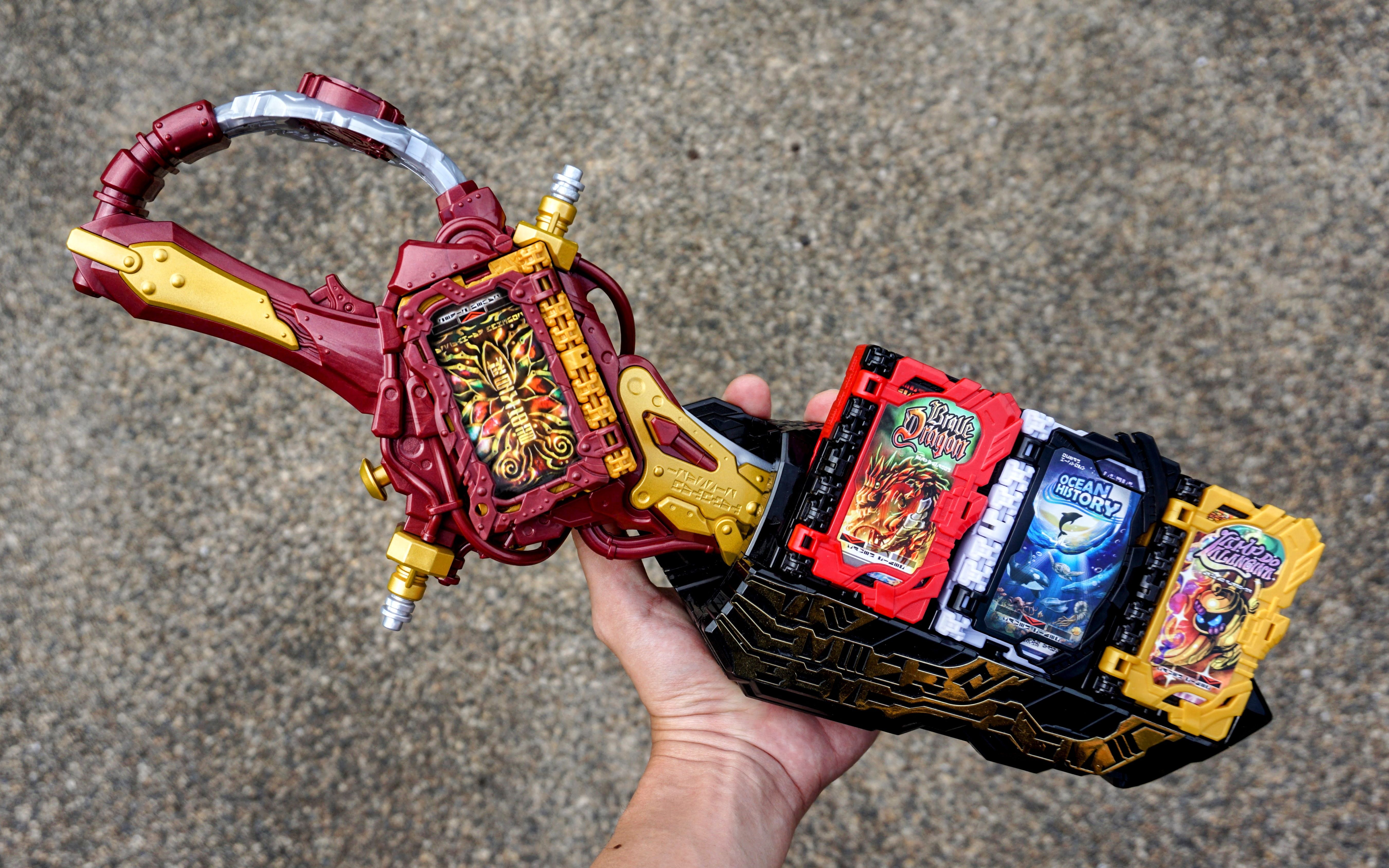 【假面骑士圣刃】烟叡剑狼烟驱动器!狼烟拔刀!四册变身!