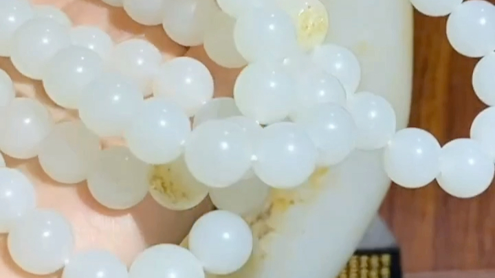 蹭一波李佳琦流量.和田玉项链