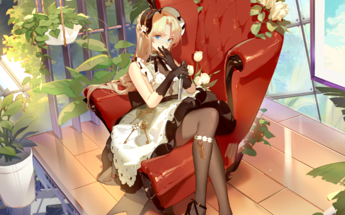 碧蓝航线前卫l2d女仆皮肤