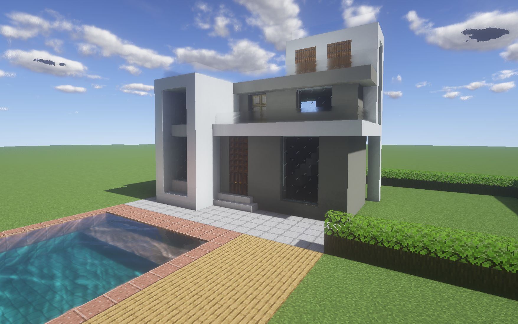 【我的世界】简约现代别墅