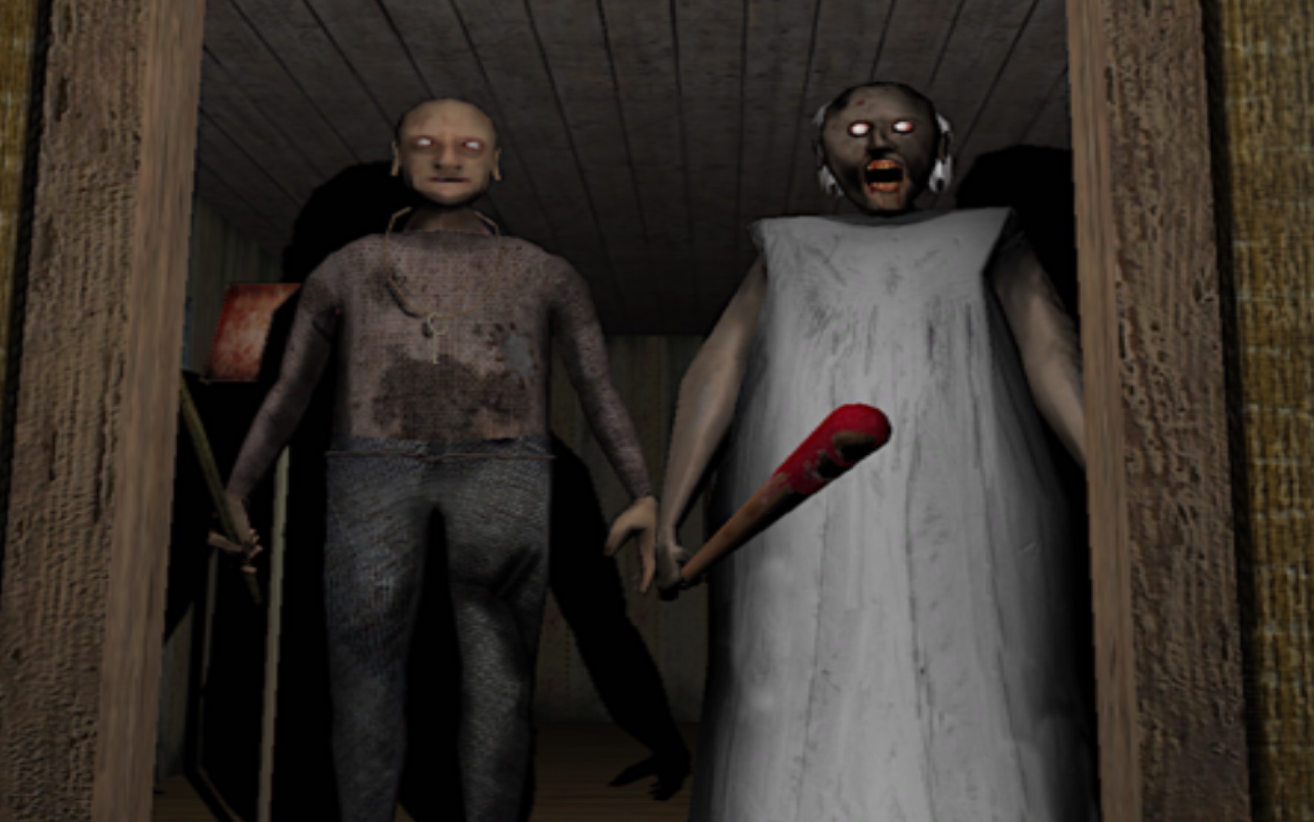 granny三种方法的通关全过程_恐怖奶奶_教程