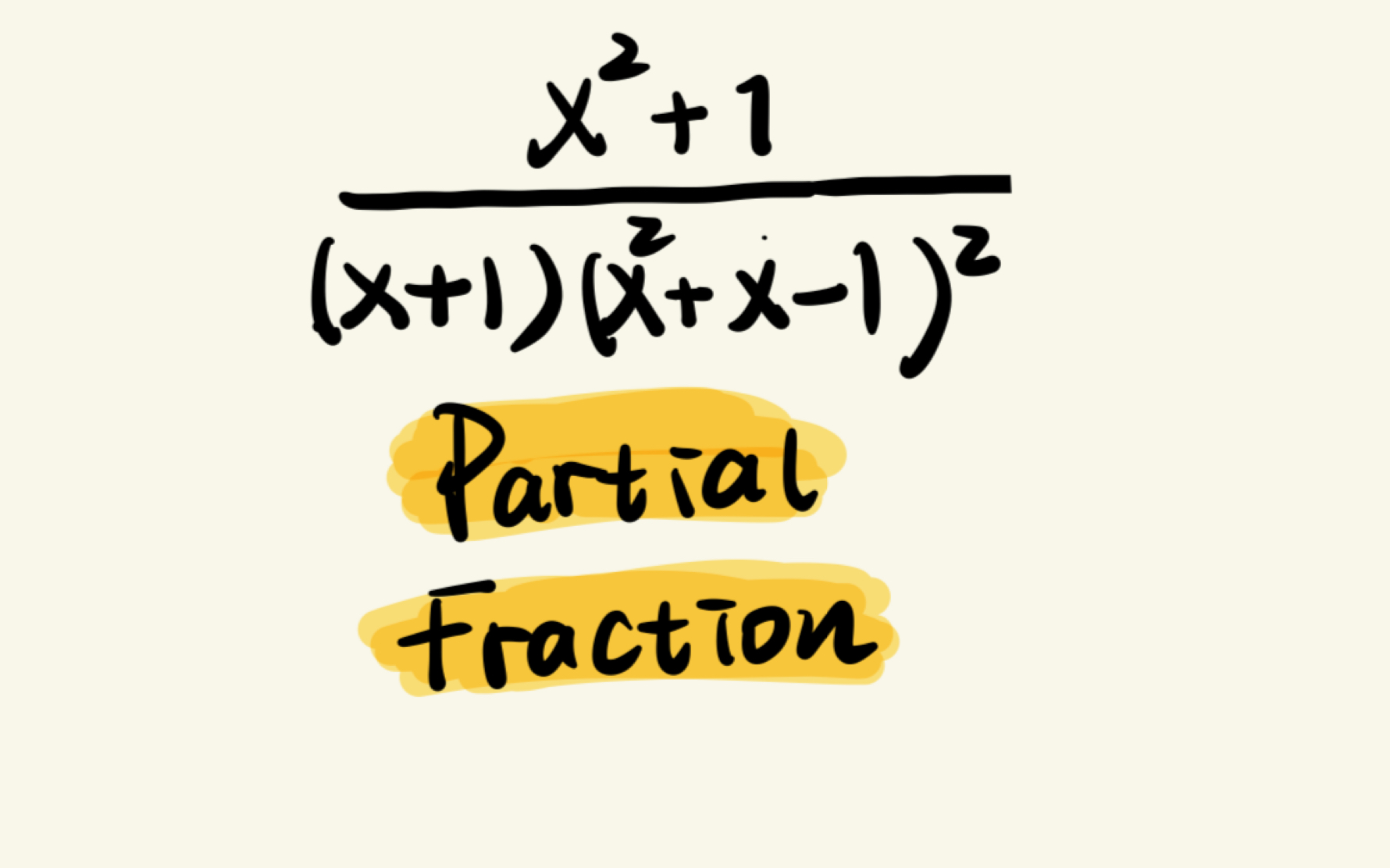 [图]Partial Fraction