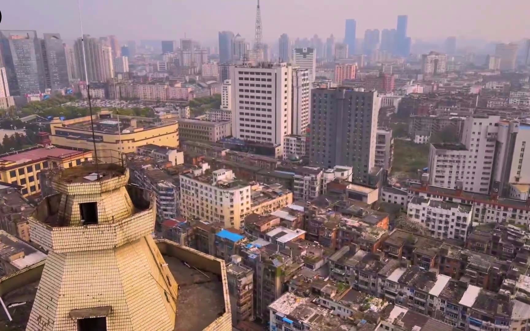 [图]环八一广场西侧历史建筑现状航拍