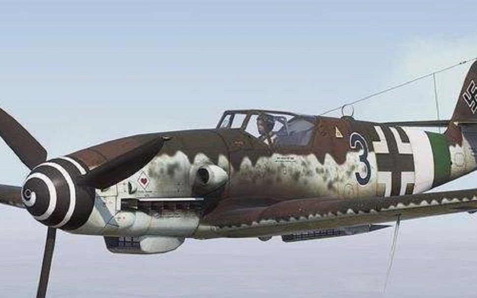 bf-109k4历史模式个人最速击杀记录,2分钟5杀,平均24秒击落一架敌机.