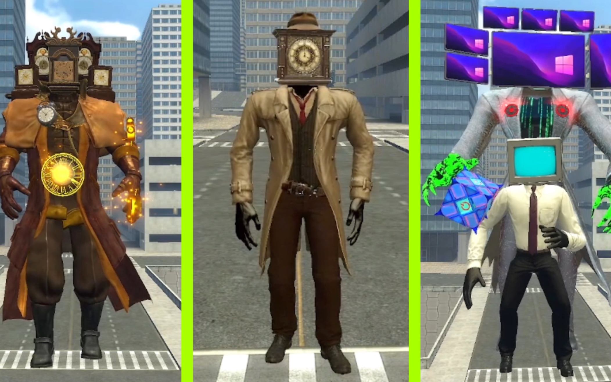 第91集|钟表人vs电脑人,新班组合登场,能吓跑几个监控人马桶人?