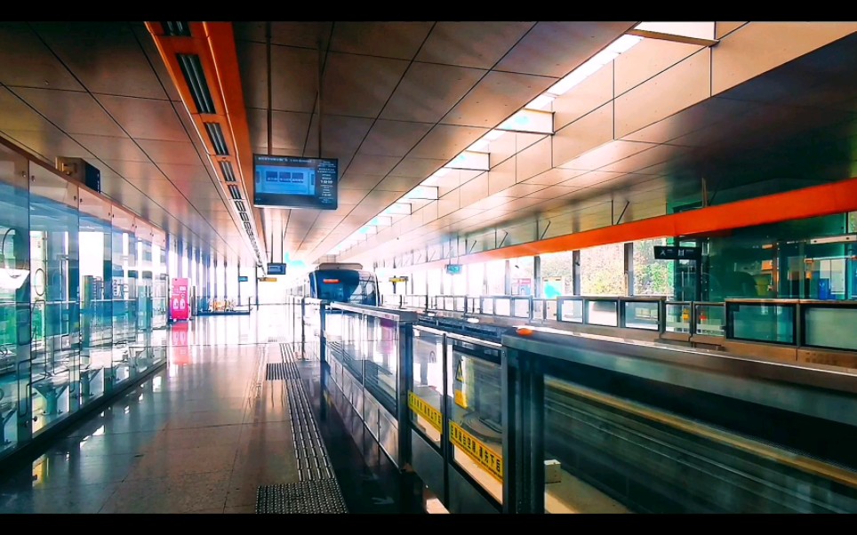 「4k60fps」重庆轨道交通3号线,重庆交通大学～重庆北站南广场前方