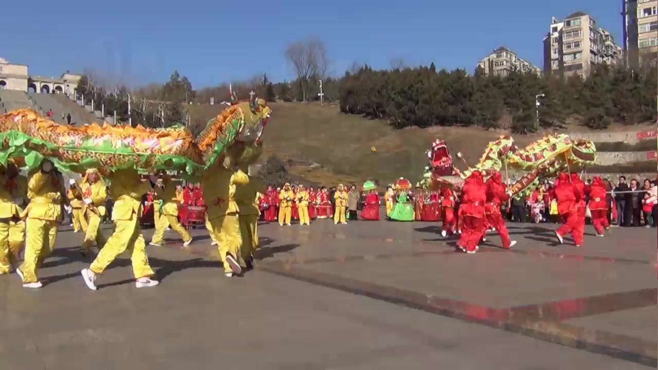 [图]阳泉平坦垴村正月十三闹红火纪录片（刘可老视频）