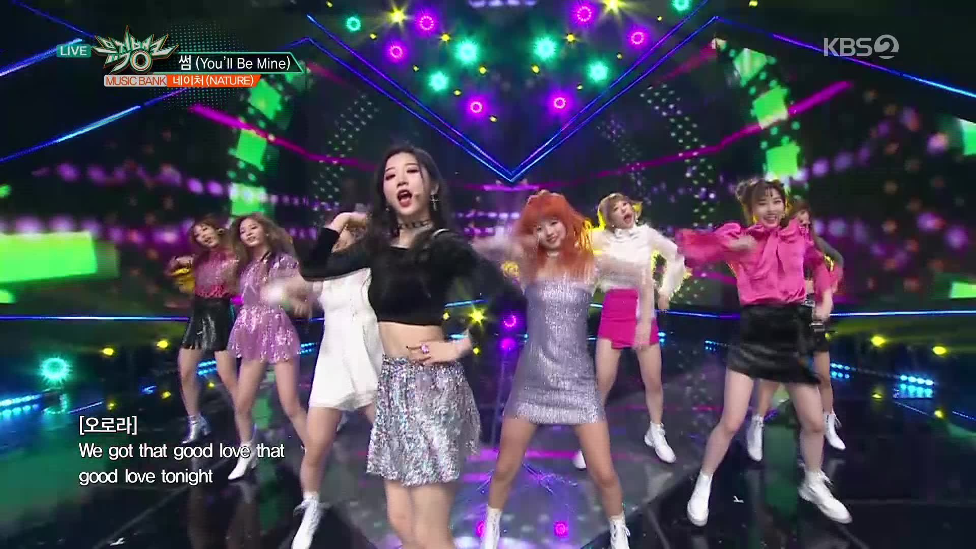 [图]NATURE - You'll Be Mine 181214 KBS Music Bank