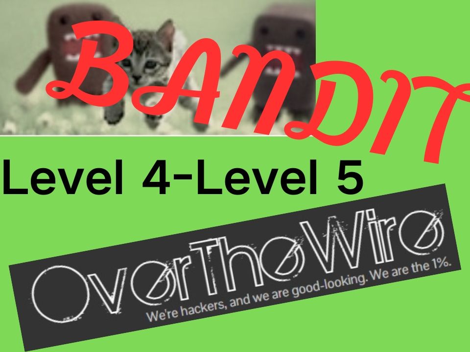 【bandit】level4-level5