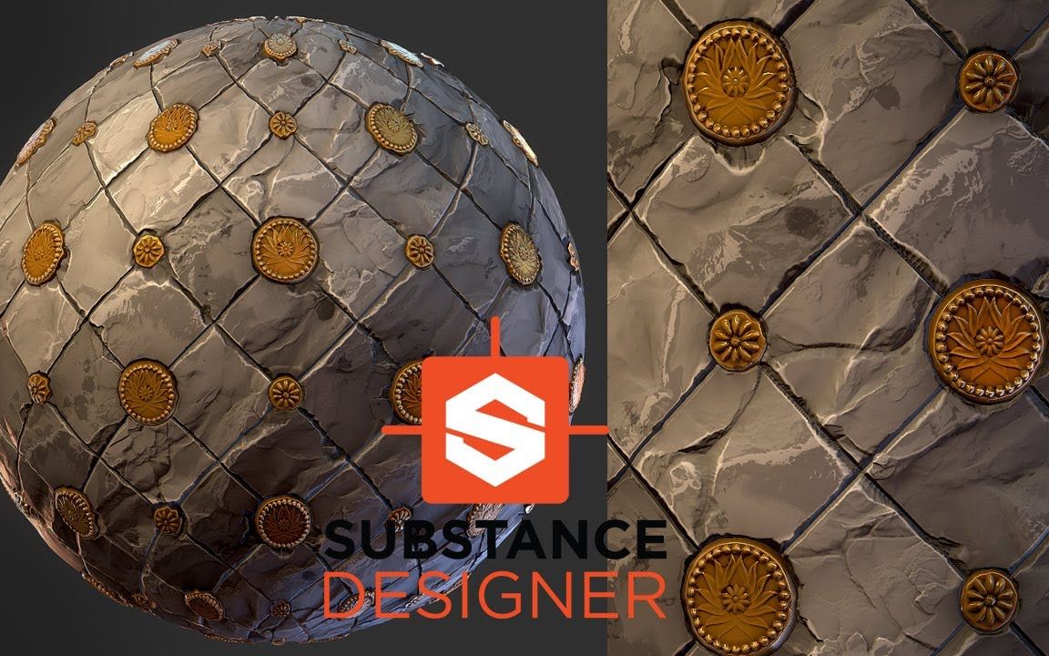 Ds Substance Designer 2021制作风格化瓷砖装饰地板!哔哩哔哩bilibili