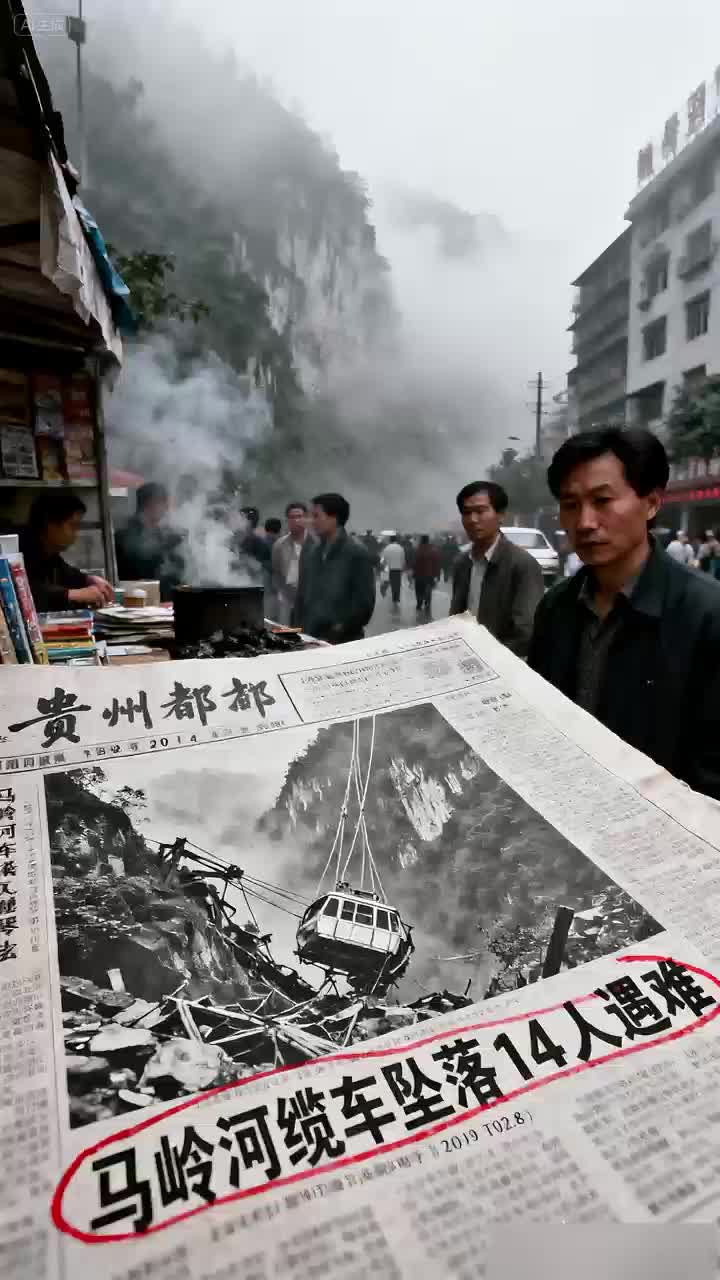 1999年贵州马岭河景区缆车坠毁事故:父母用生命为潘子