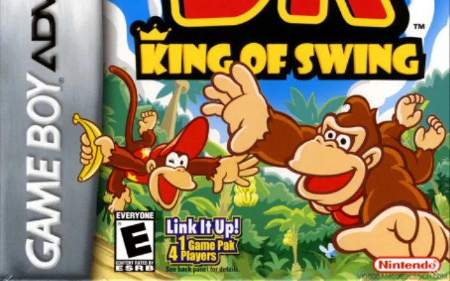 任天堂经典游戏角色gba动作游戏佳作大金刚摇摆之王