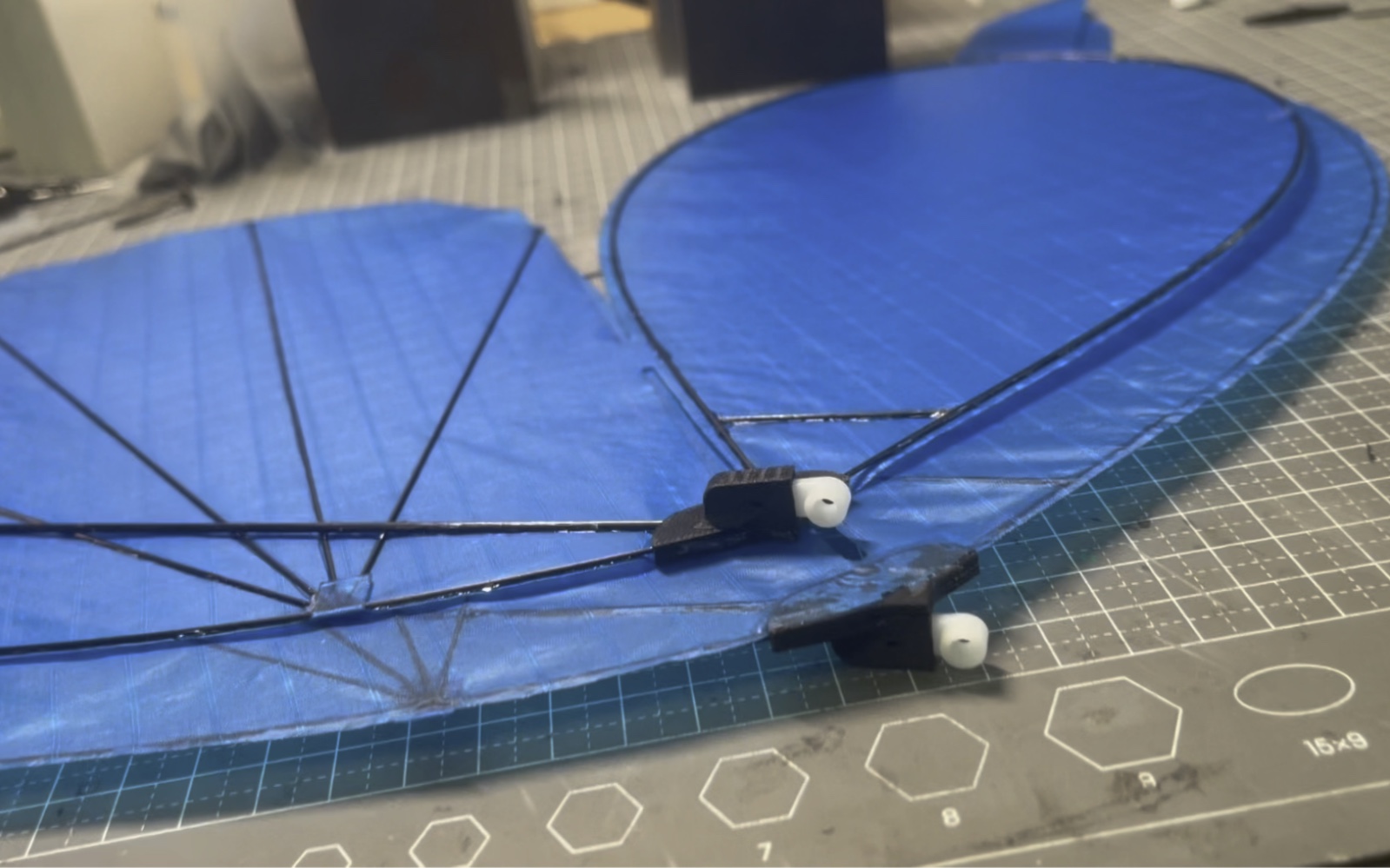 原创,飞行小匠仿生蝴蝶套件安装详细教程,翅膀制作(1/3)你们要的,已