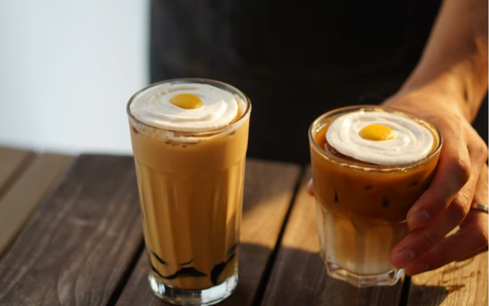 麦当劳同款小太阳咖啡教程来啦真的超级简单的终于可以实现太阳蛋自由