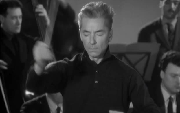 [图]卡拉扬指挥贝多芬第五交响曲 Karajan conducts Beethoven 5th Symphony