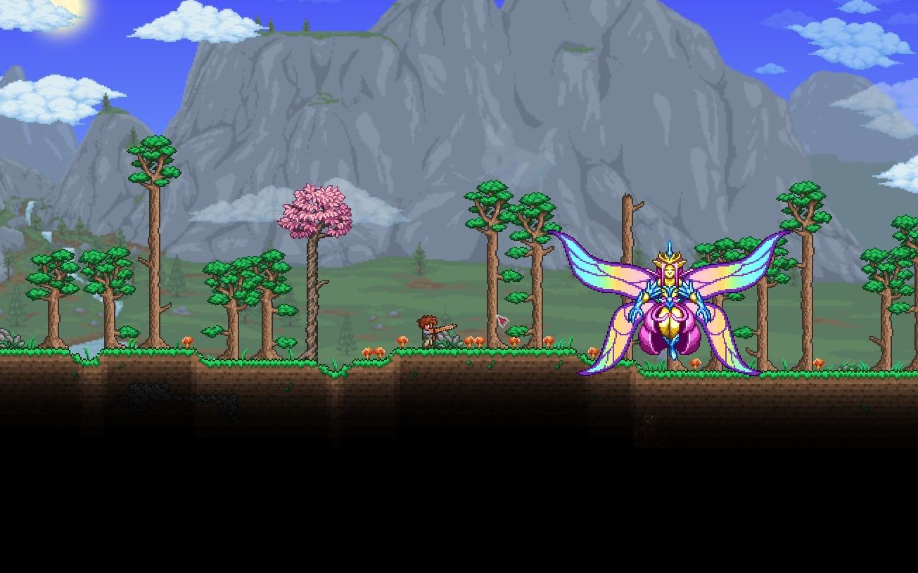 活动  泰拉瑞亚用矿车大法白天击杀光明女皇(empress of light)