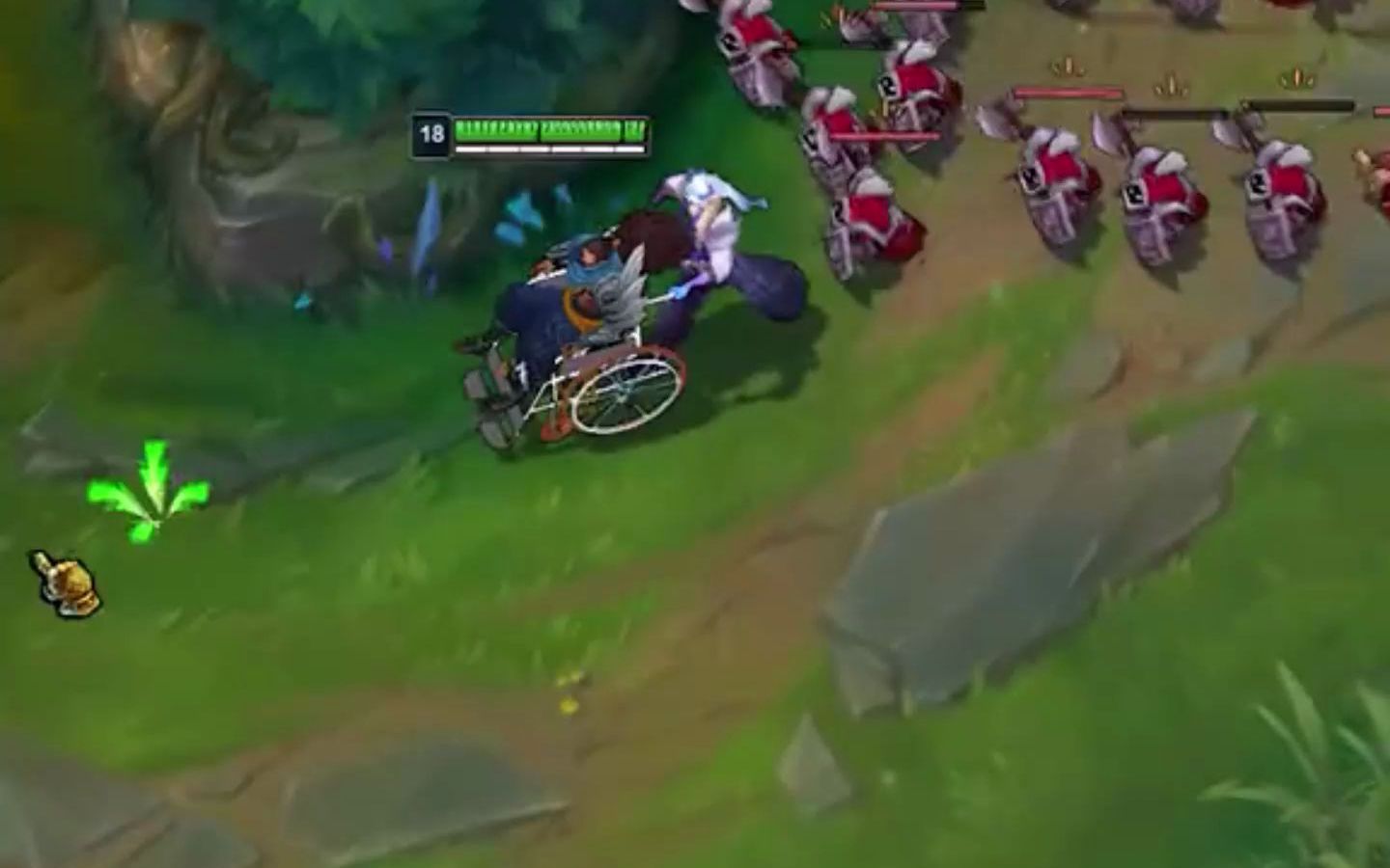 亚索我坐轮椅参战