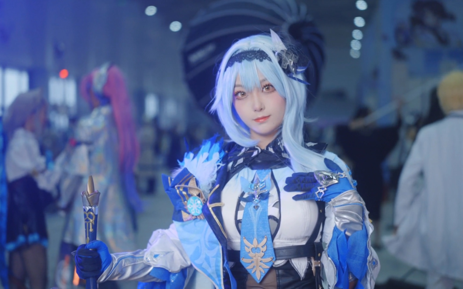 当你的语文老师cos优菈