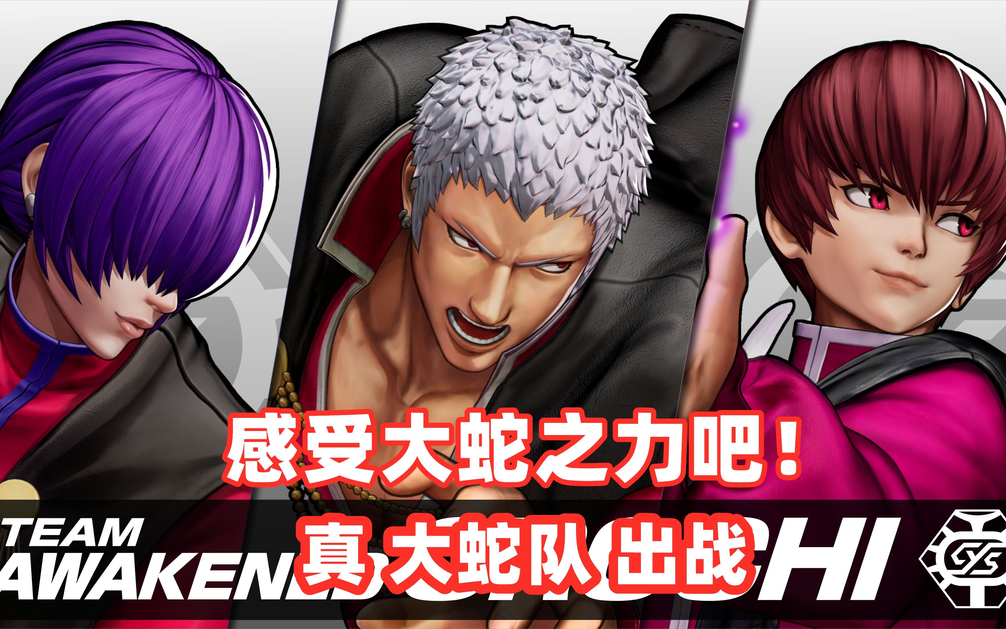 拳皇15真大蛇队出战!大蛇队觉醒!