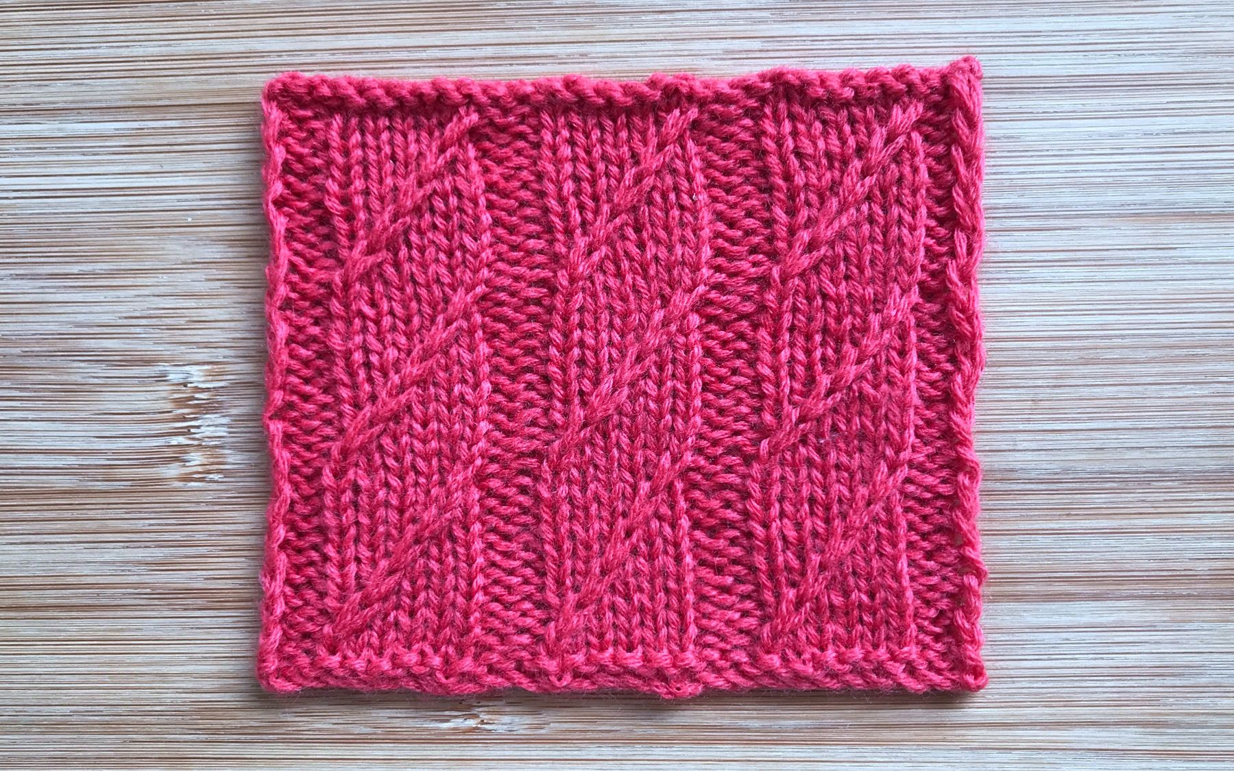 【轻描编织】棒针绞花花样的编织方法,简洁立体,简单易学,会了吗?