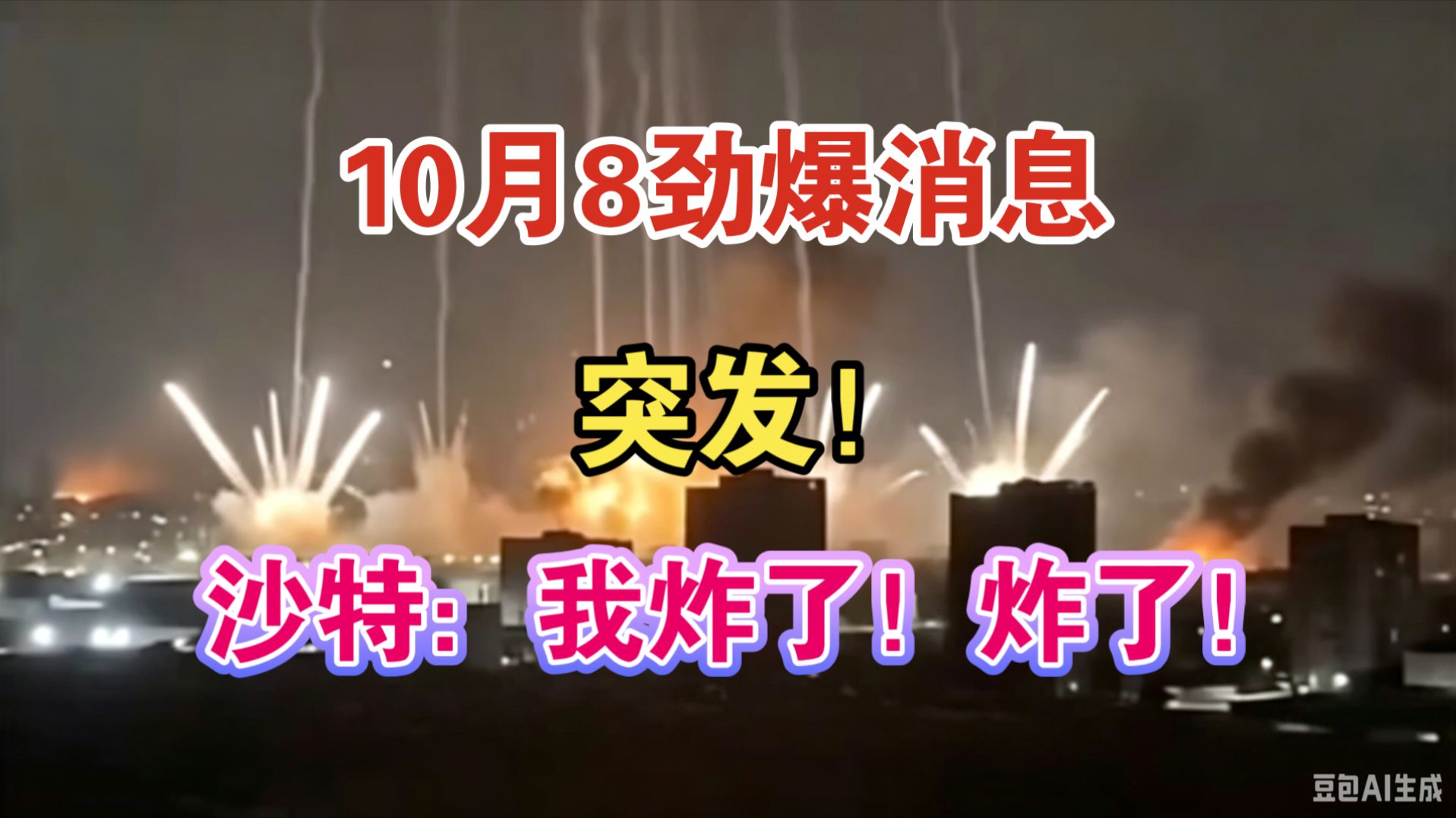 卧槽！10.8消息报！突发！沙特：我炸了！沙特联军猛攻曼德海峡，双方在曼德海峡附近的战事处于胶着状态，各执一词，没有一方取得完全胜利