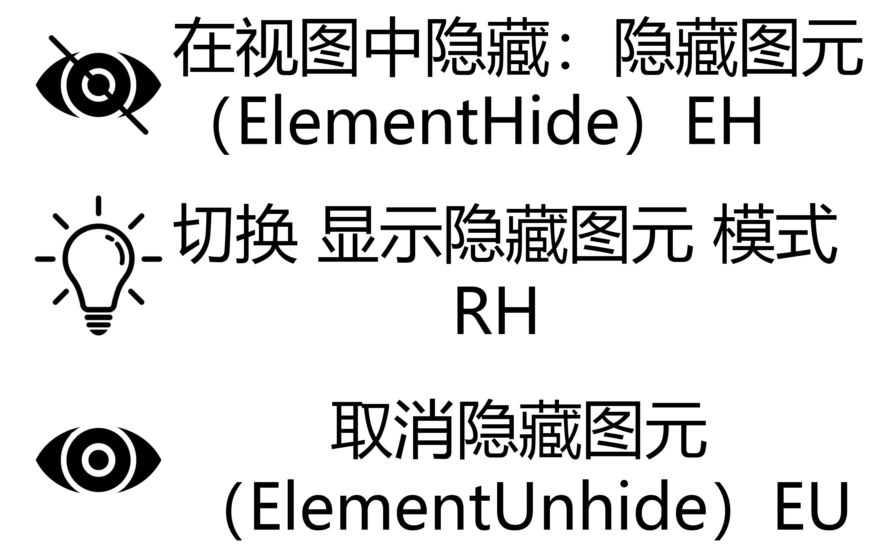 B.1.15.2.【Revit快捷键解析】图元的隐藏、查看、显示模式切换20221010(0011)哔哩哔哩bilibili