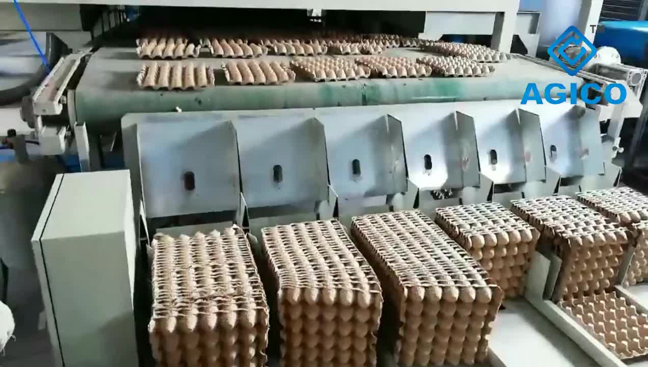 全自动蛋托机生产线工作流程