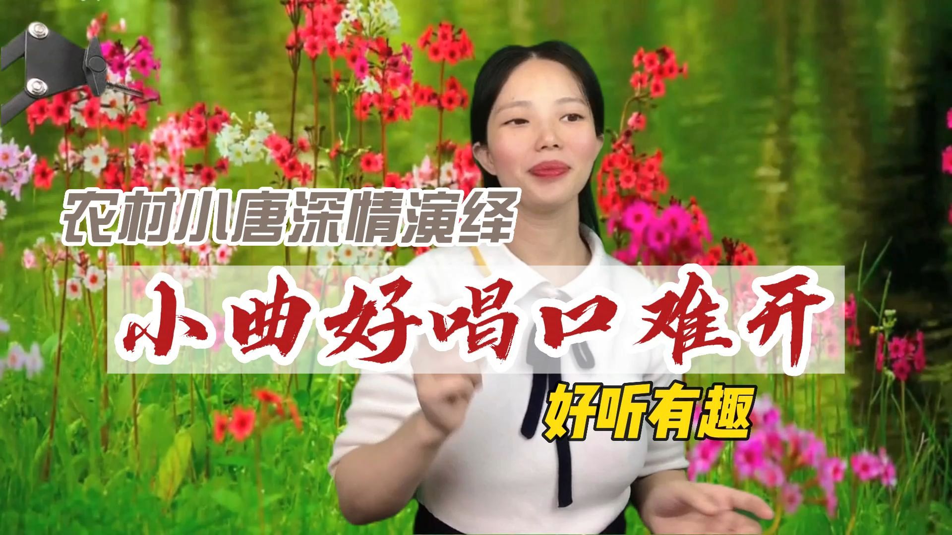 [图]农村小唐深情演绎，《小曲好唱口难开》，老歌分享