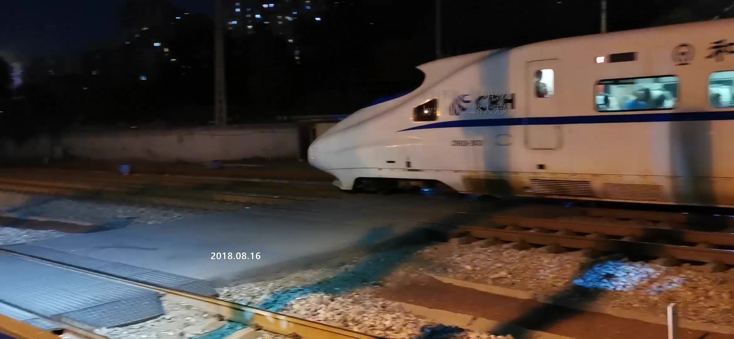 夜探京哈线北京水南庄道口开往大连的k681和秦皇岛开来的d4522次在