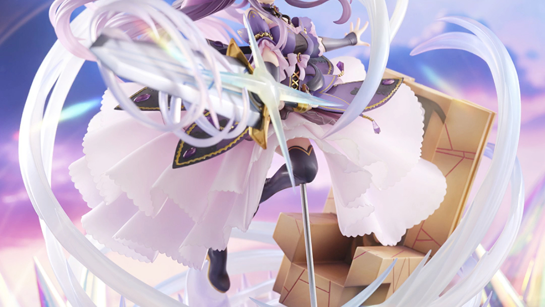 ssf 夜刀神十香 -princess amethyst dress ver.- 1/7比例手办