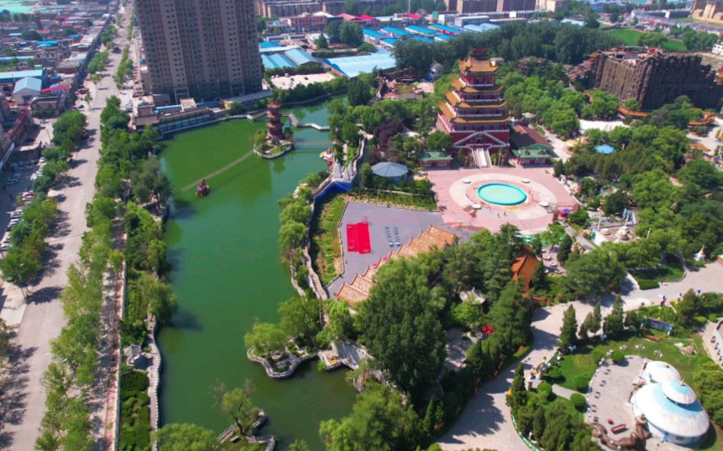 新乡京华园名胜风景区,仿佛就是一张微缩版的中国地